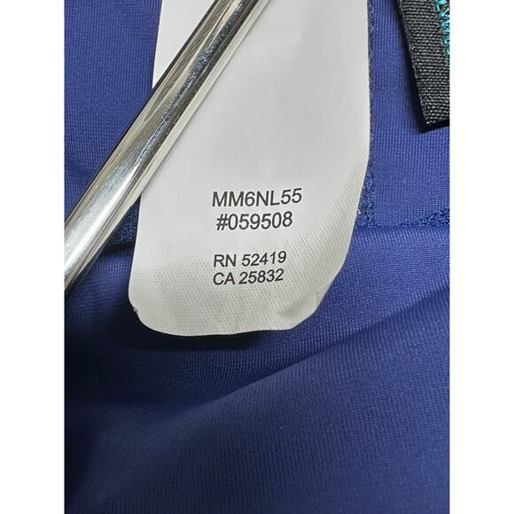 Maxine of Hollywood Skort Womens 8 Navy Skirted Swim Bottom Pockets Modest Beach - Picture 5 of 9